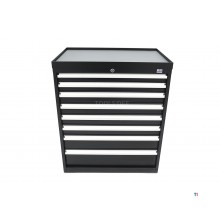 HBM Profi-Werkzeugschrank mit 8 Schubladen, 88 × 58 × 100 cm, schwarz HBM Profi-Werkzeugschrank mit 8 Schubladen, 88 × 58 × 100 cm, schwarz
