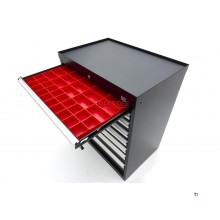 HBM Profi-Werkzeugschrank mit 8 Schubladen, 88 × 58 × 100 cm, schwarz HBM Profi-Werkzeugschrank mit 8 Schubladen, 88 × 58 × 100 cm, schwarz