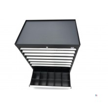 HBM Profi-Werkzeugschrank mit 8 Schubladen, 88 × 58 × 100 cm, schwarz HBM Profi-Werkzeugschrank mit 8 Schubladen, 88 × 58 × 100 cm, schwarz