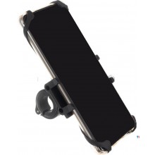 Universal telefonholder til cykel - til smartphone - velegnet til telefoner med en bredde på 5,7 til 11 cm - sort