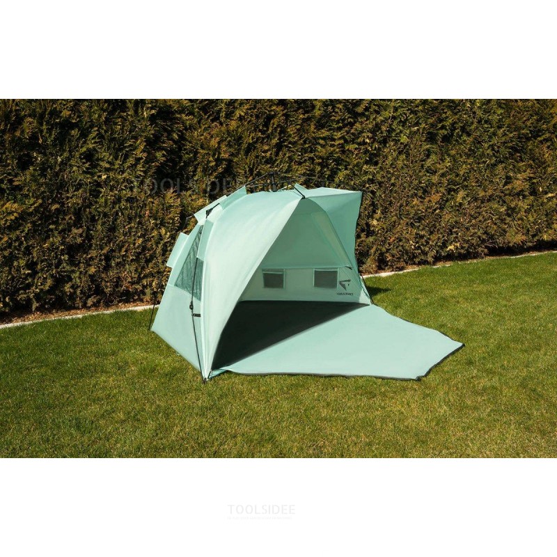 Tente de plage - Tente de jardin - Écran UV - Cadre en fibre de verre - Protection UV - Polyester