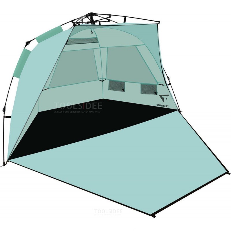 Tente de plage - Tente de jardin - Écran UV - Cadre en fibre de verre - Protection UV - Polyester