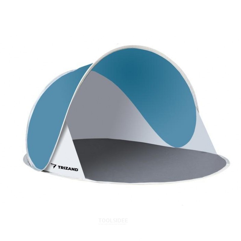 Tente de plage - Tente de jardin - Écran UV - Cadre en fibre de verre - Protection UV - Polyester - turquoise - 145x100x70cm