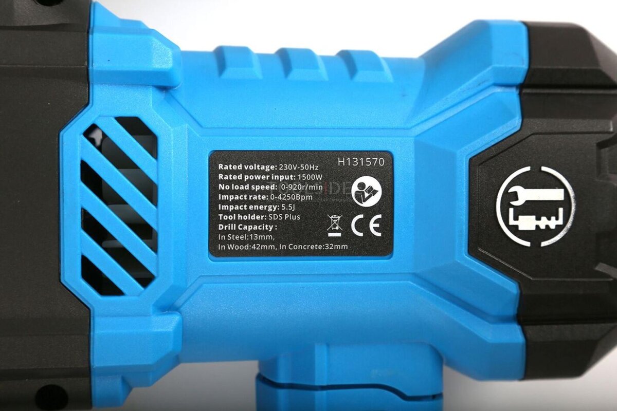 HBM SDS+ Hammer Drill/Demolition Hammer 1500 W HBM SDS+ Hammer Drill/Demolition Hammer 1500 W