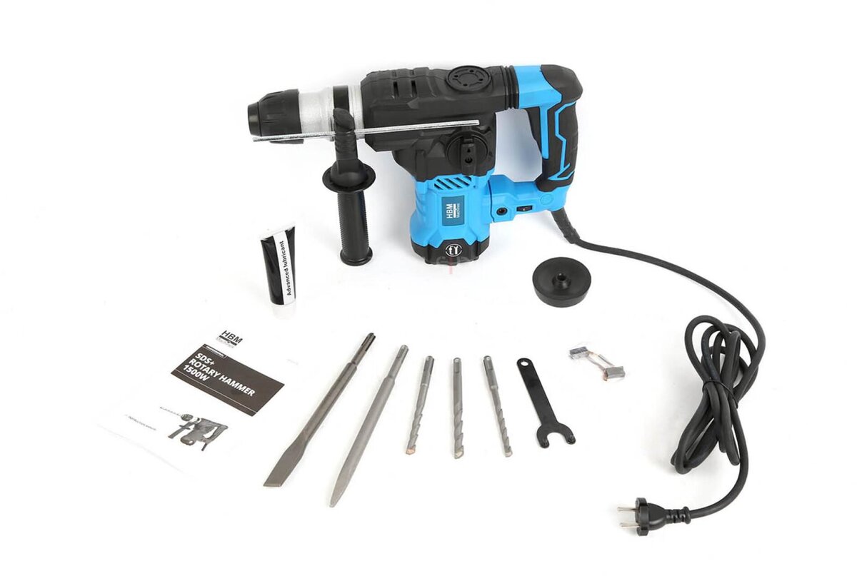 HBM SDS+ Hammer Drill/Demolition Hammer 1500 W HBM SDS+ Hammer Drill/Demolition Hammer 1500 W