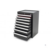 HBM 8 skuffer profi værktøjsskab 72 x 58 x 100 cm sort