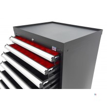 HBM 8 skuffer profi værktøjsskab 72 x 58 x 100 cm sort