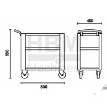 BETA c51 o-trolly - tool trolley