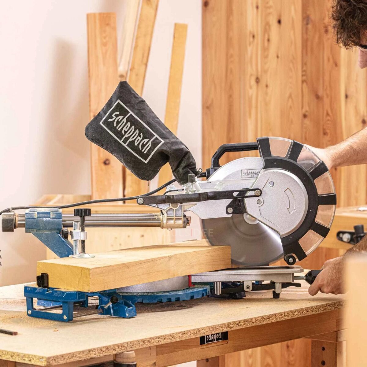 Sega per rifilare e tirare Scheppach HM254SPX