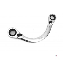 HBM startnøkkelsett, halvmånenøkkelsett 5 deler