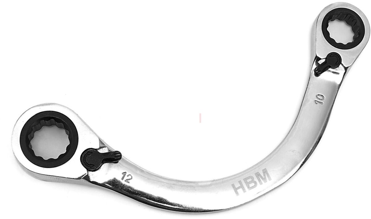 HBM startnøkkelsett, halvmånenøkkelsett 5 deler