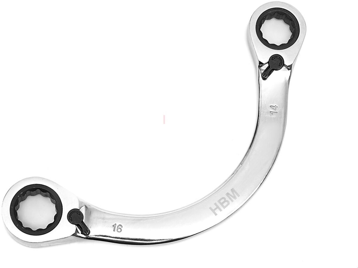 HBM startnøkkelsett, halvmånenøkkelsett 5 deler