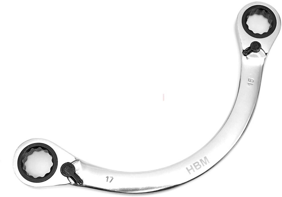 HBM startnøkkelsett, halvmånenøkkelsett 5 deler