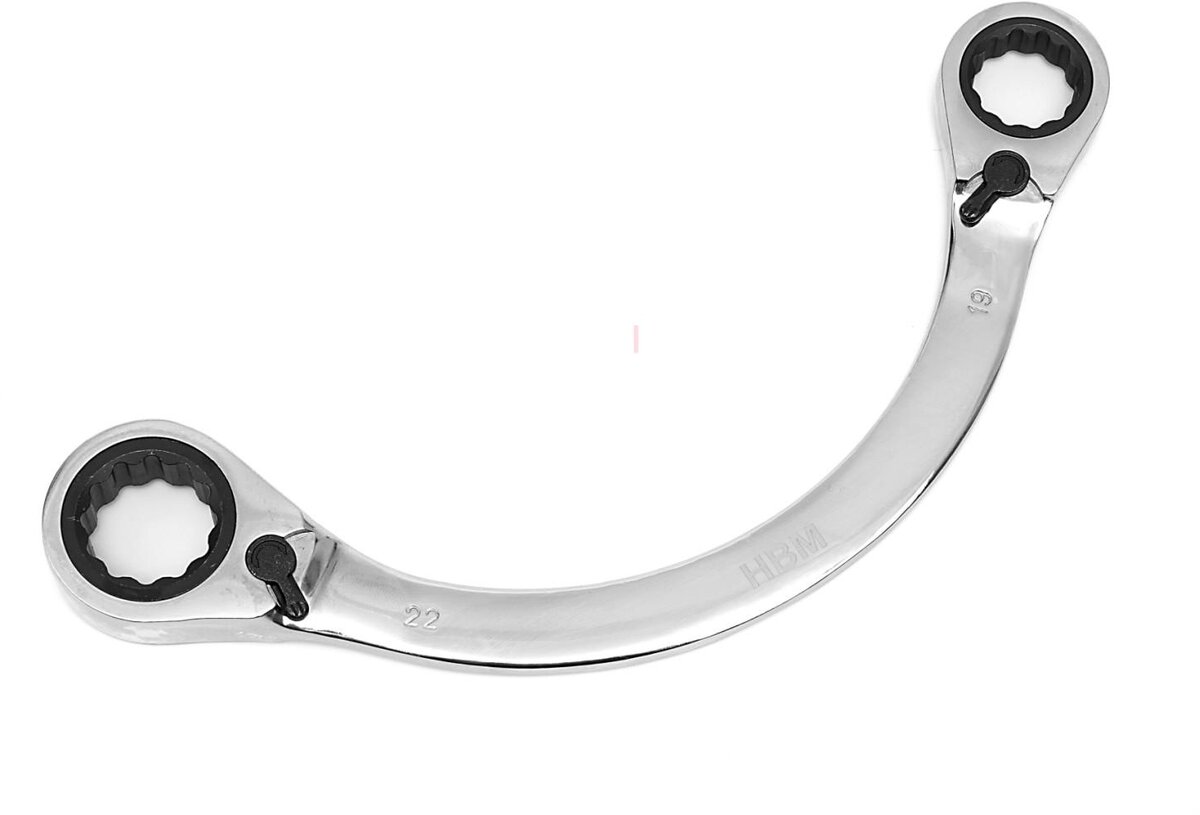 HBM startnøkkelsett, halvmånenøkkelsett 5 deler