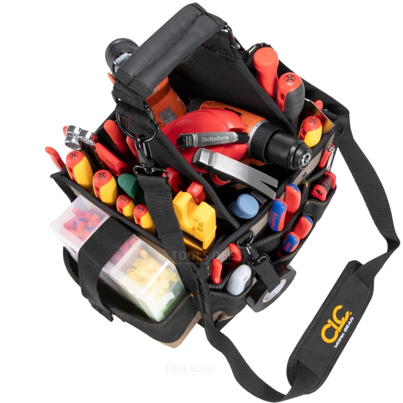 CRAFT911 Sac à outils durable avec 6 pochettes amovibles – Petit sac à  outils | Compact et léger – Sac à outils enroulable pour électricien