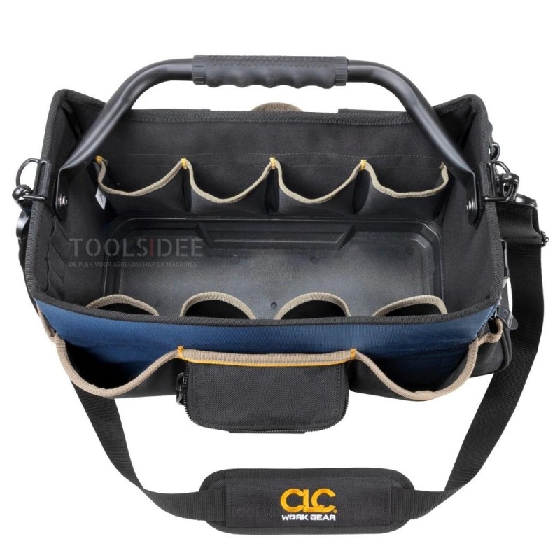 CLC Work Gear Tool Bag Molded Base 17 Compartments