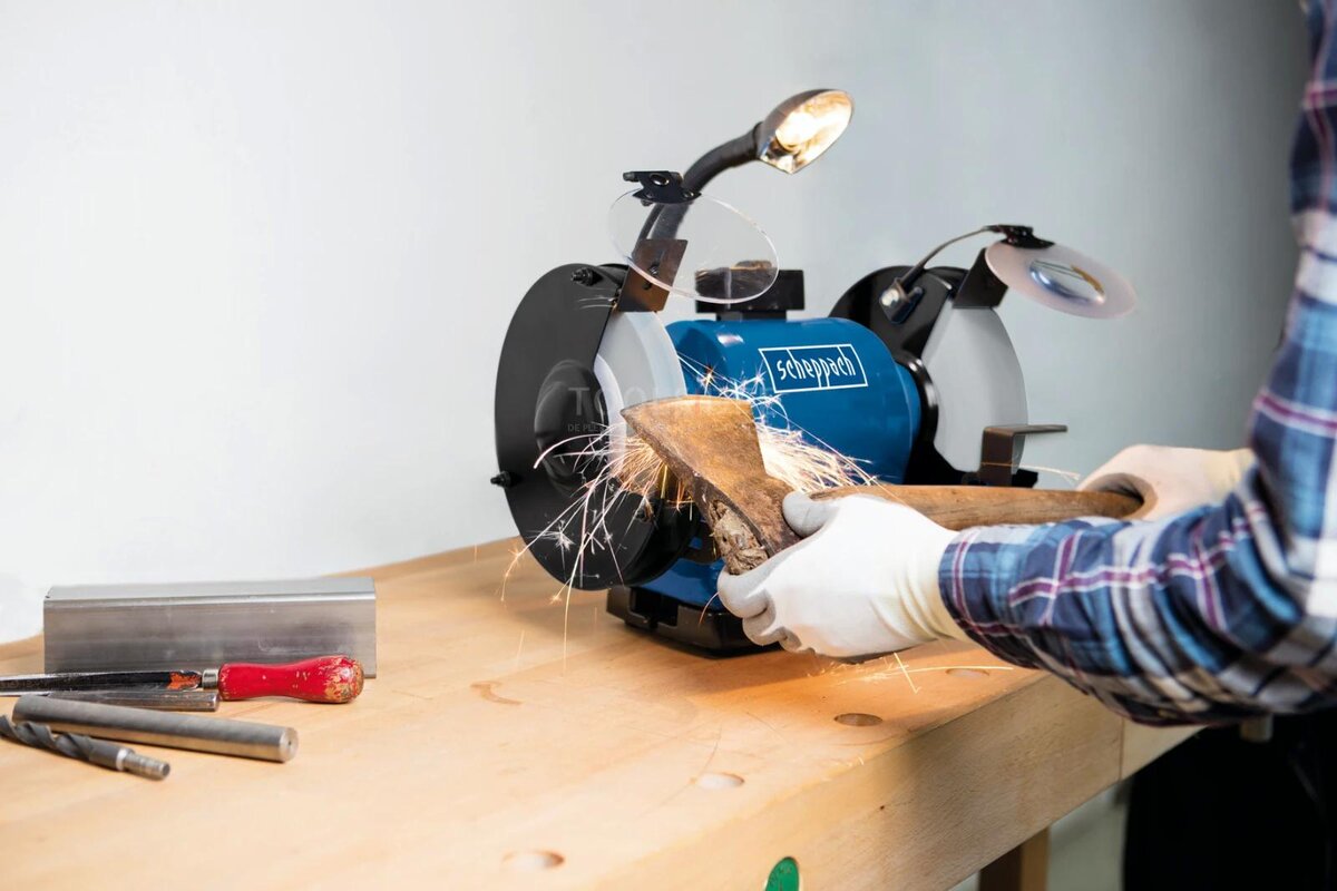 Scheppach Dobbelslipemaskin 8 BG200 Scheppach Dobbelslipemaskin 8 BG200