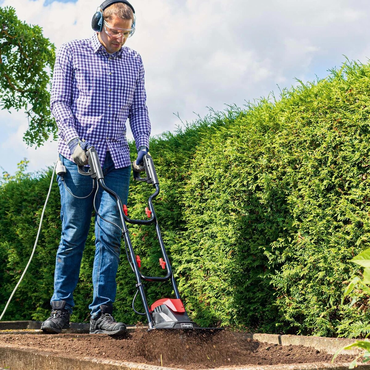 Scheppach Electric Garden Tiller MTE380