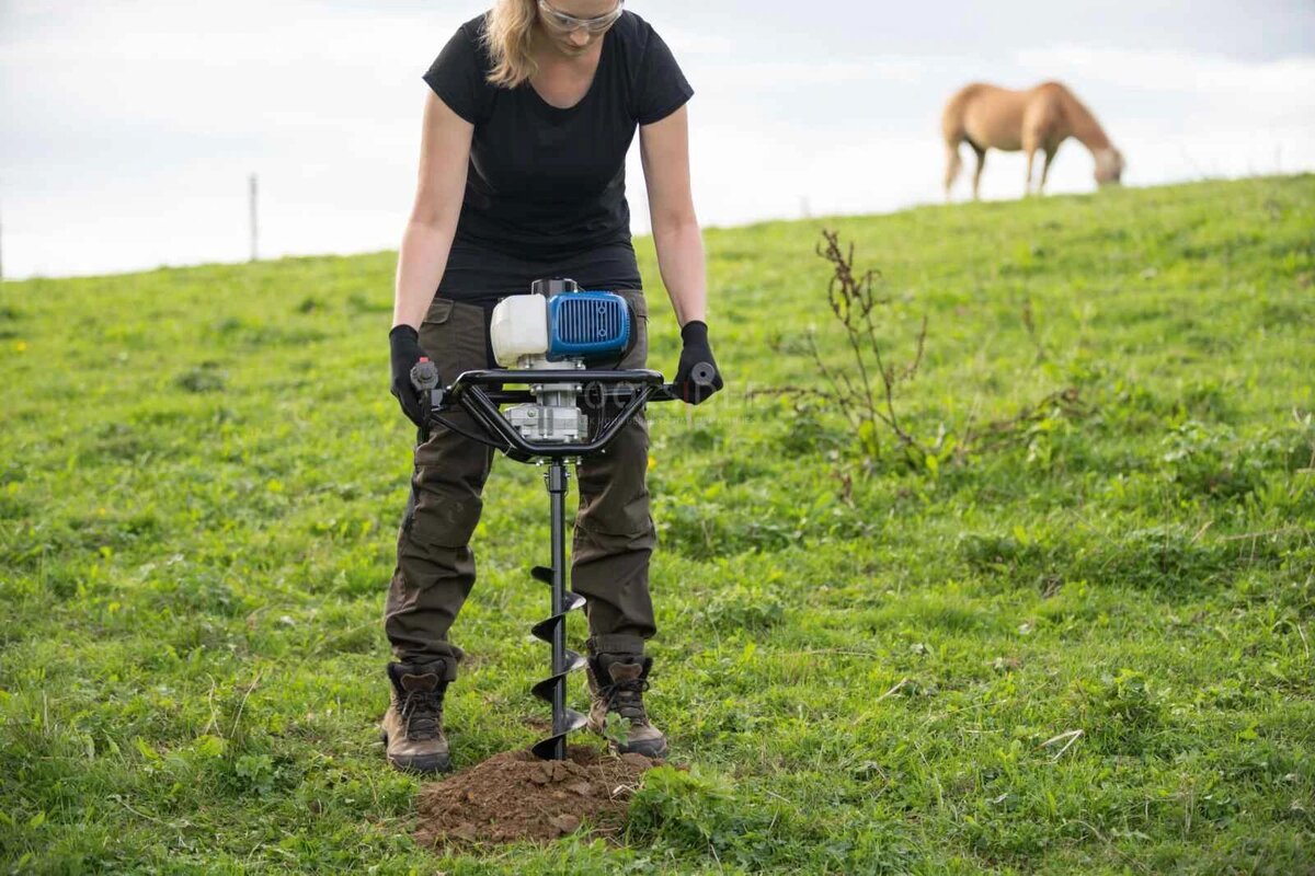 Scheppach Soil drilling machine EB2000 with 3 drills