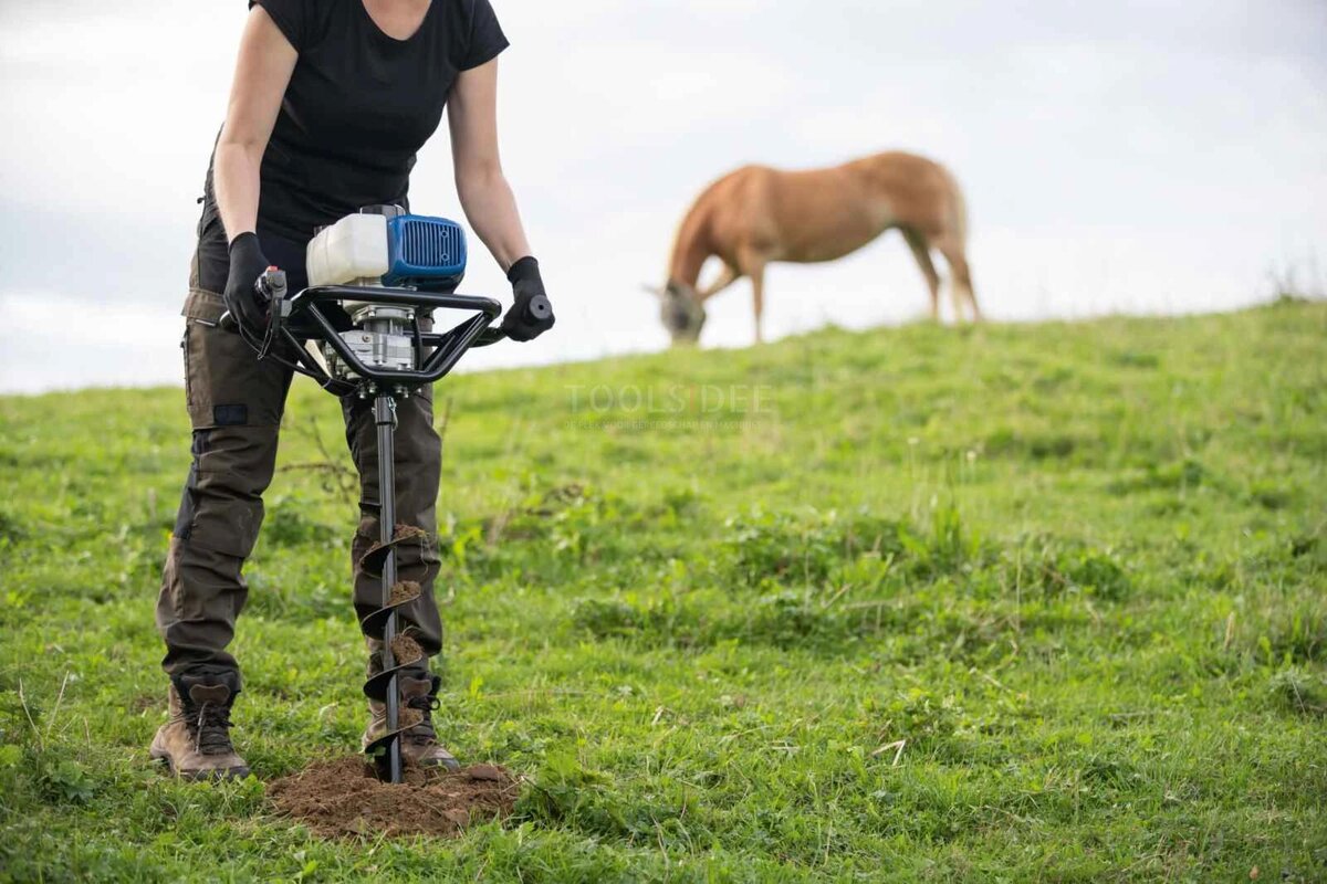 Scheppach Soil drilling machine EB2000 with 3 drills