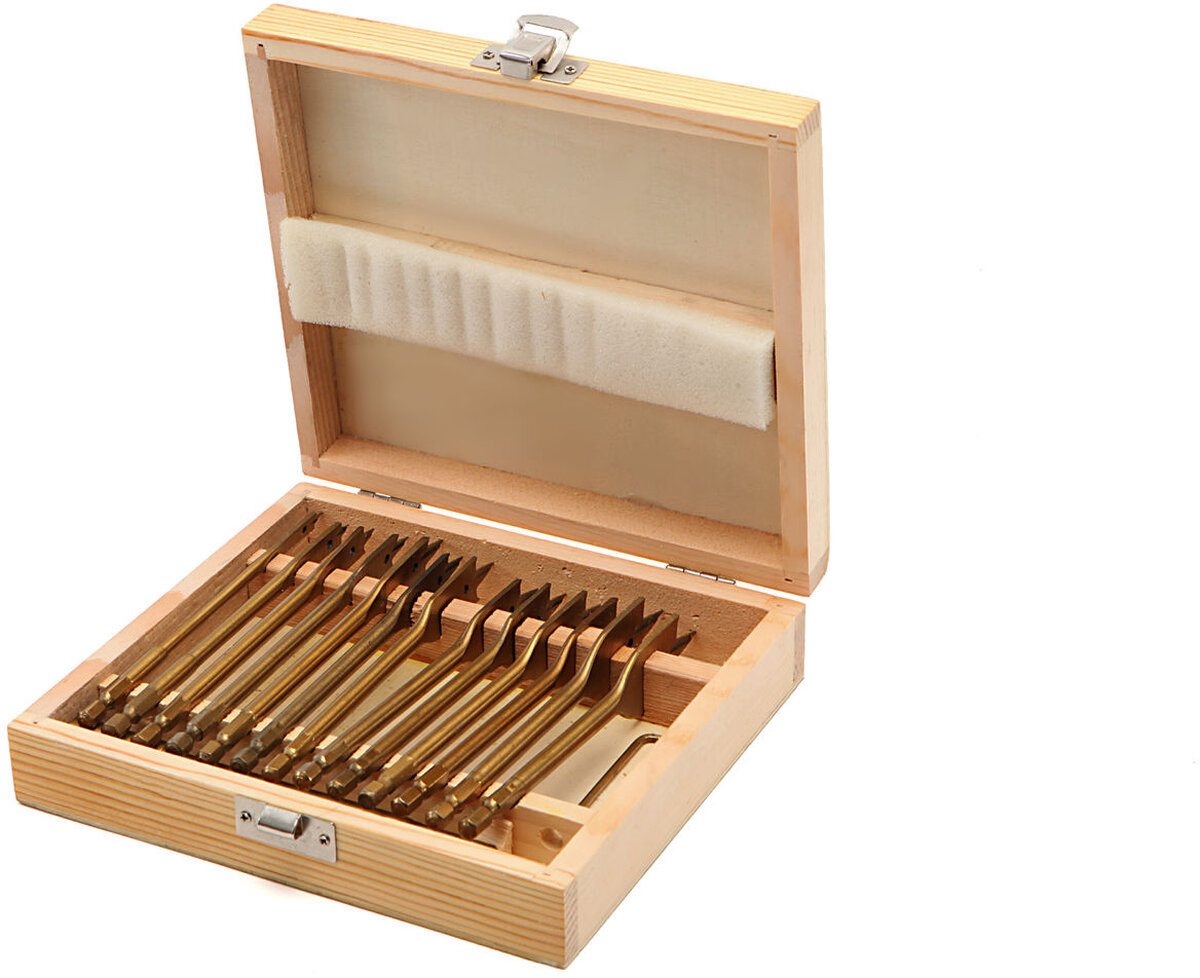 Hbm 14-delt hastighedsboresæt 6 - 25 mm.