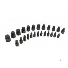 HBM flerspline skrutrekkersett 25 stk