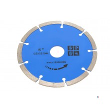 HBM 125 mm Diamant Doorslijpschijf voor de accu tegelzaag 