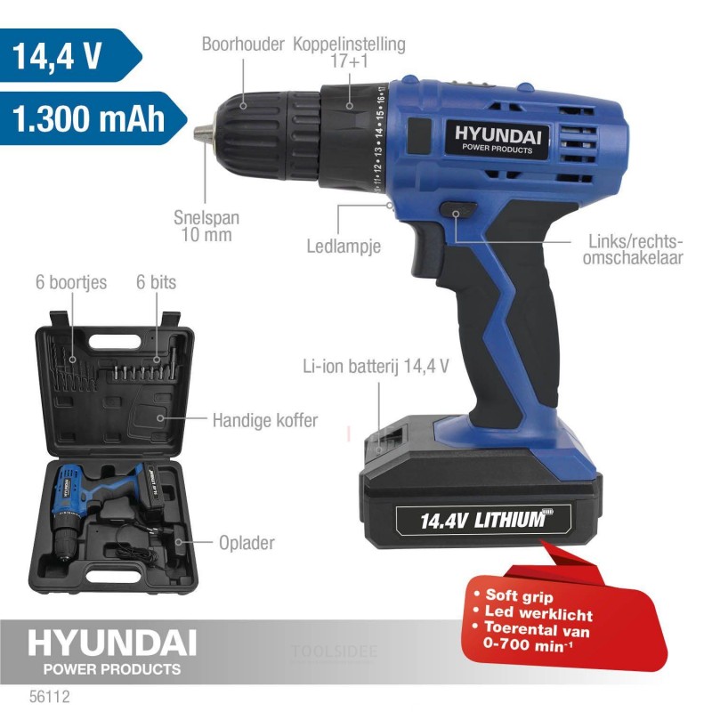 Hyundai cordless drill 14.4V VE 1/5
