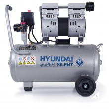 Hyundai lydløs kompressor 30 L 8 bar