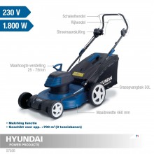 Tagliaerba Hyundai 1800W 46cm SP