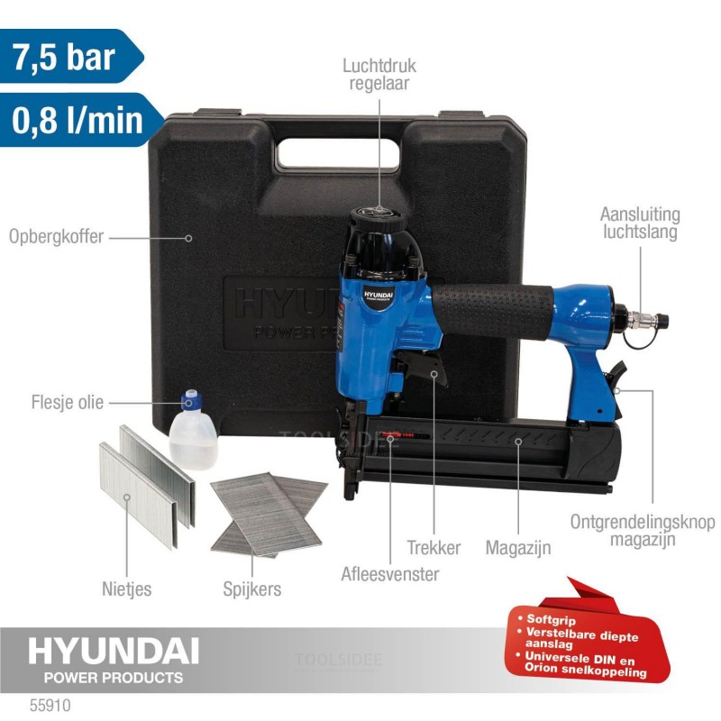 Hyundai 2-in-1-Drucklufttacker