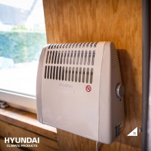 Hyundai vorstbeschermer 500W - Elektrische kachel met thermostaat - Verwarming met wandmontage