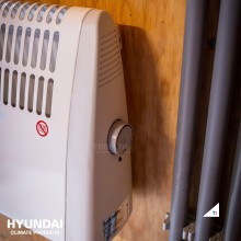 Hyundai vorstbeschermer 500W - Elektrische kachel met thermostaat - Verwarming met wandmontage
