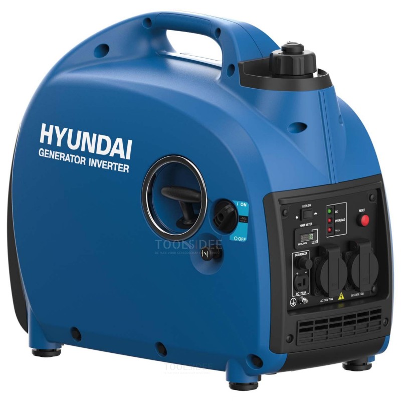 Hyundai-Generator/Wechselrichter 2 kW mit Benzinmotor