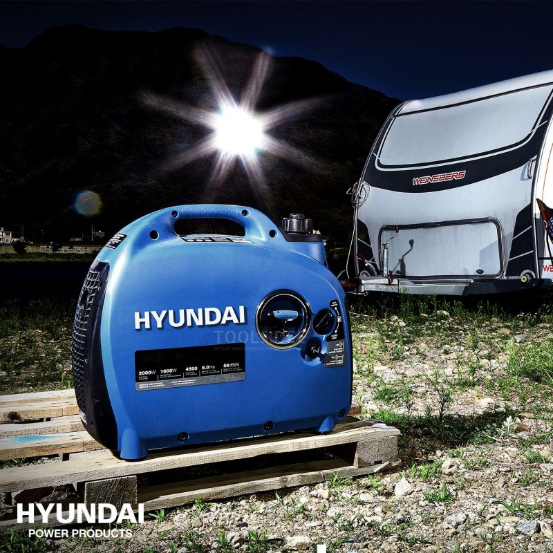 Hyundai-Generator/Wechselrichter 2 kW mit Benzinmotor