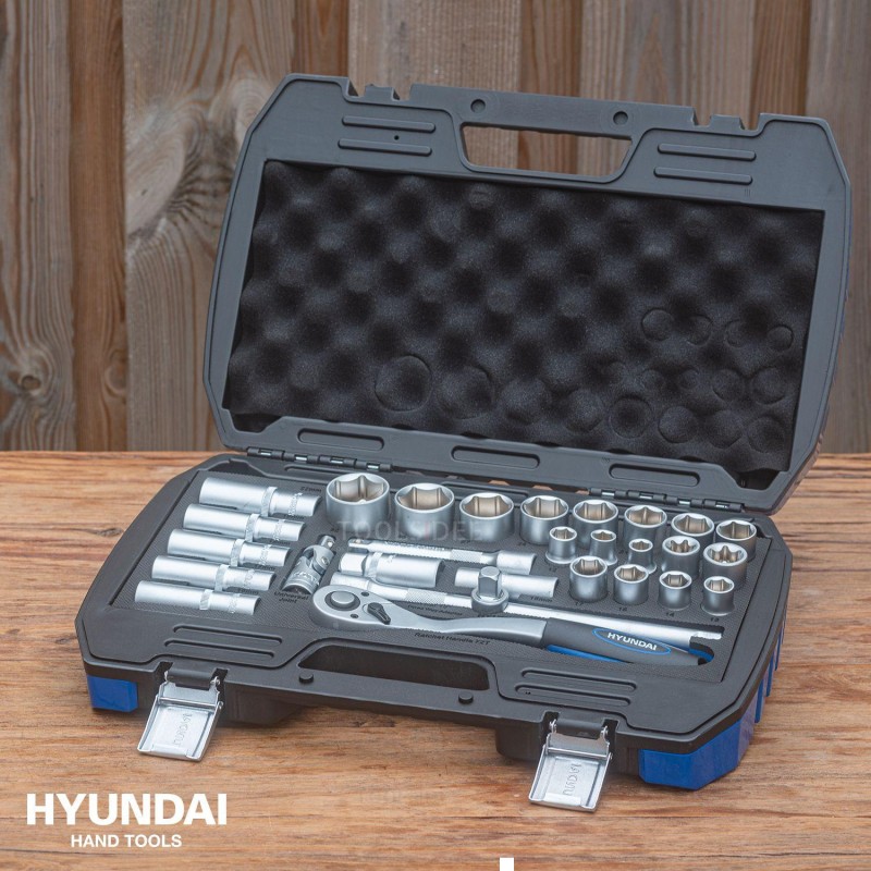 Hyundai socket wrench set 29-piece 1/2
