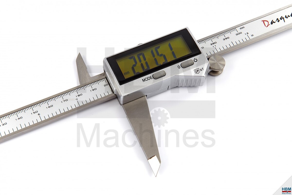 Dasqua Professional IP67 300 mm Digitaler Messschieber Spritzwassergeschützt