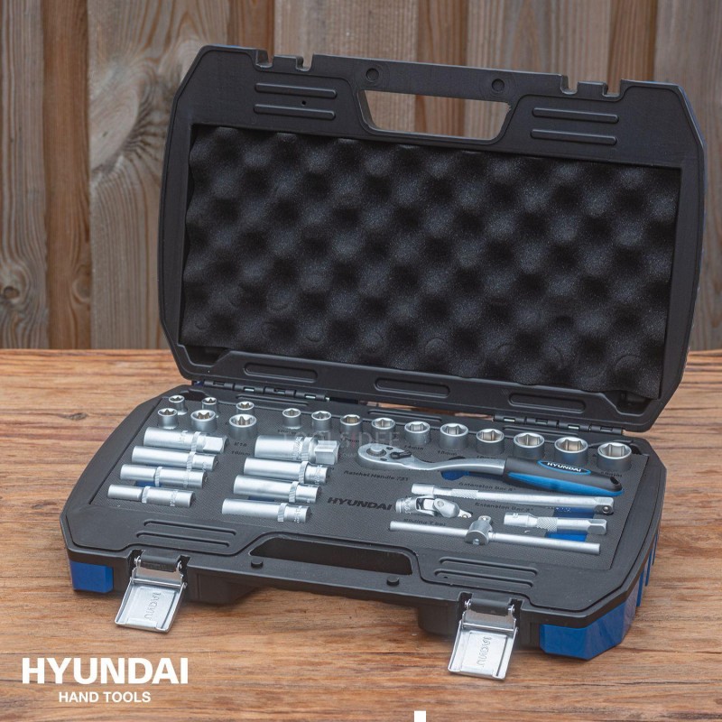 Hyundai socket wrench set 29-piece 3/8