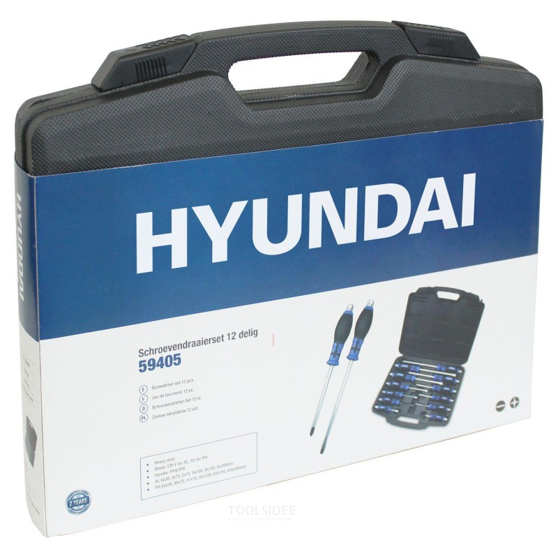 Set di cacciaviti a percussione Hyundai