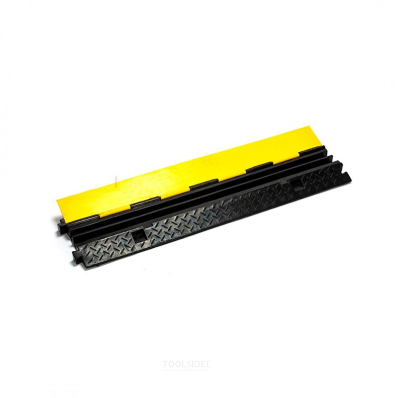 HBM 80 cm Heavy duty cable bridge/cable tray with flap and 2 channels