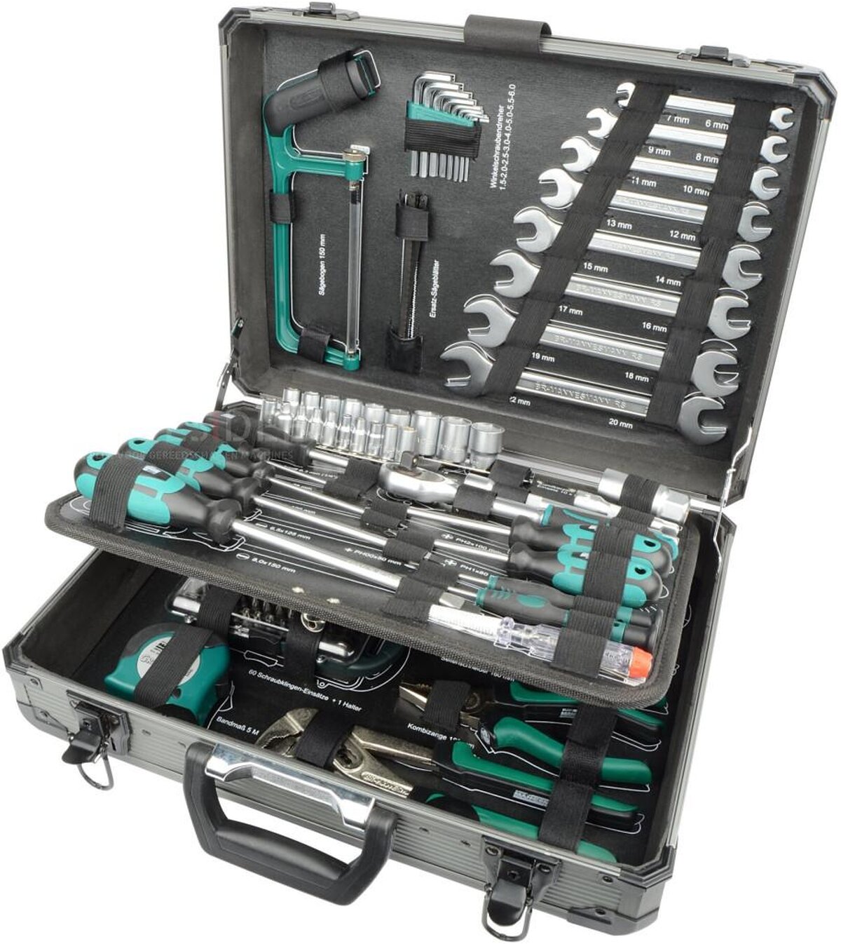 Mannesman Werkzeugkoffer 133-teilig 29079 Mannesman Werkzeugkoffer 133-teilig 29079