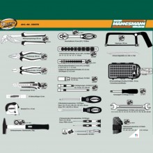 Mannesman Werkzeugkoffer 133-teilig 29079 Mannesman Werkzeugkoffer 133-teilig 29079