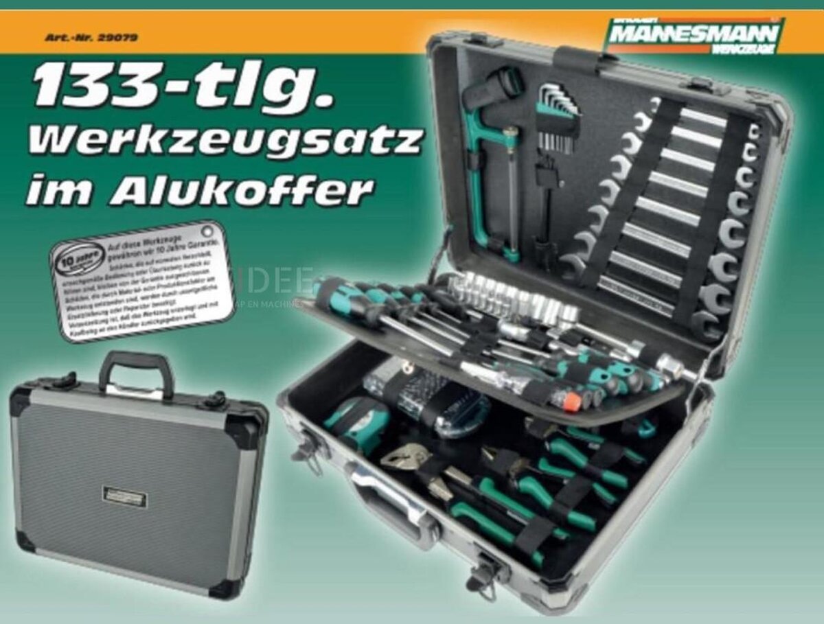 Mannesman Werkzeugkoffer 133-teilig 29079 Mannesman Werkzeugkoffer 133-teilig 29079