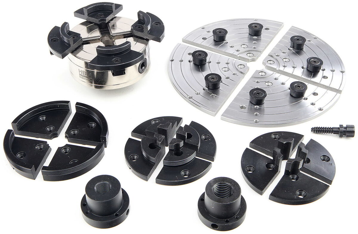 HBM CK 6 - 4 H Wood chuck for tre dreiebenk