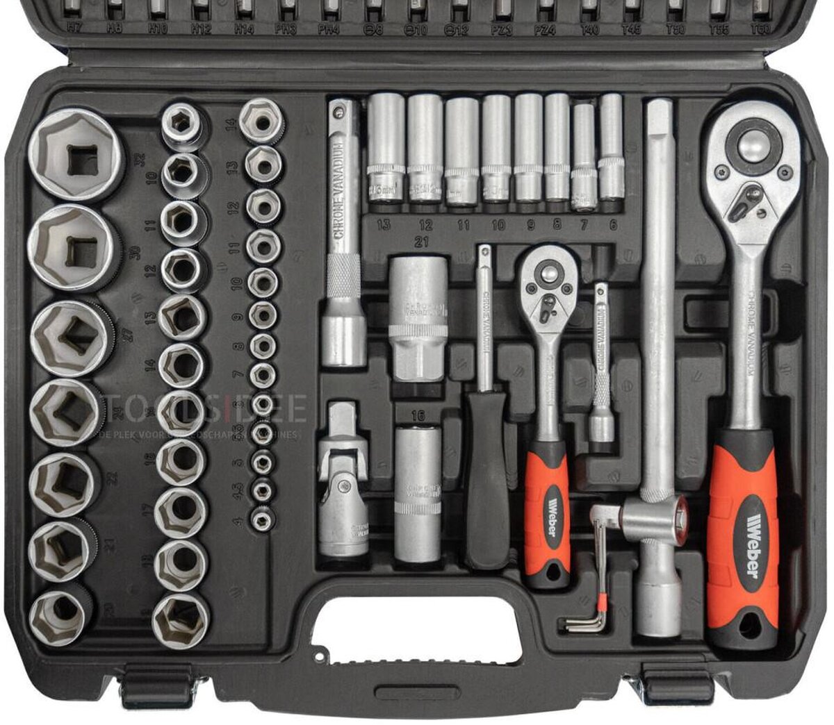 Weber topnøglesæt 108 stk