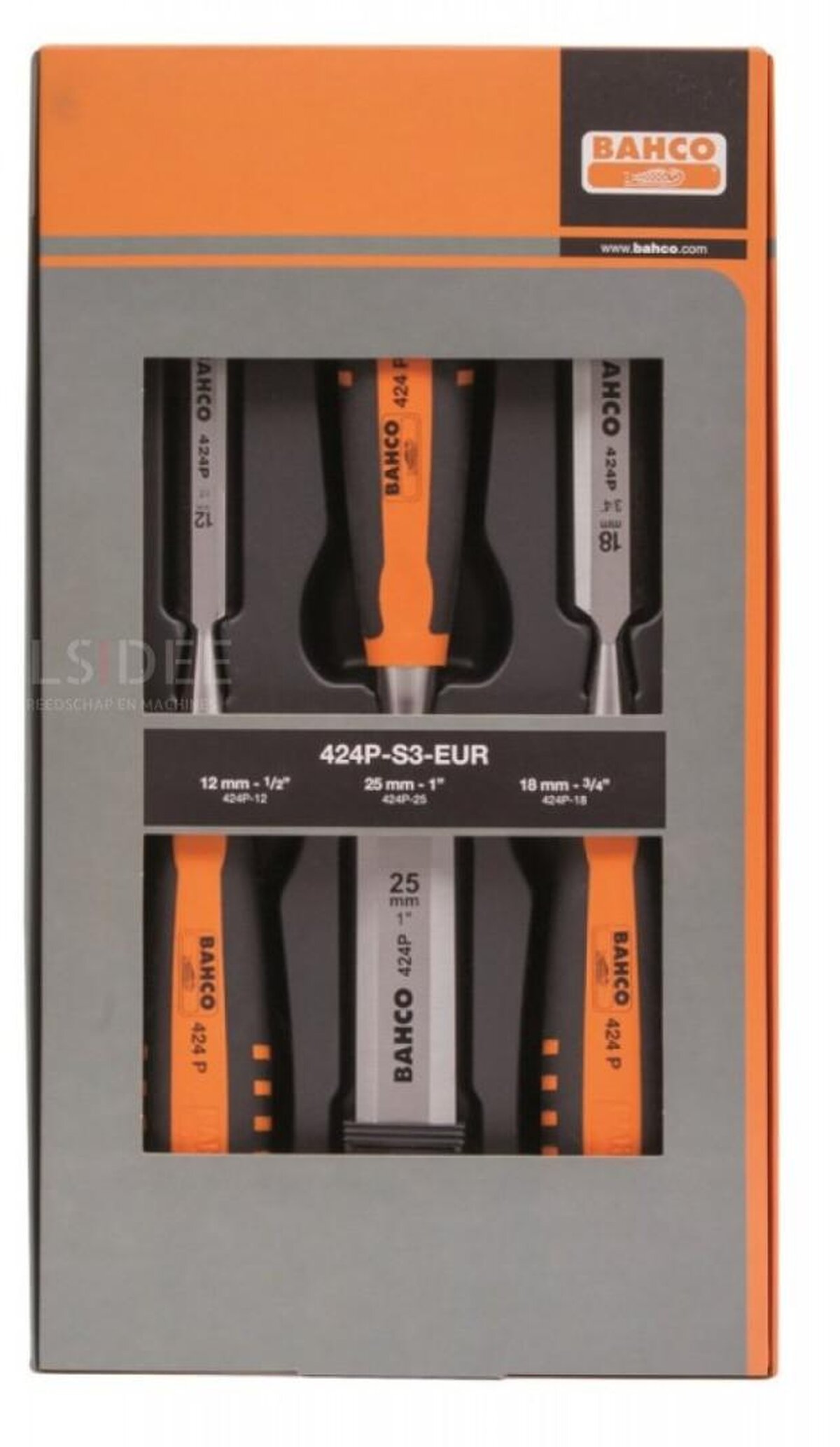 Bahco Stechbeitel-Satz 3-teilig 424P-S3-EUR