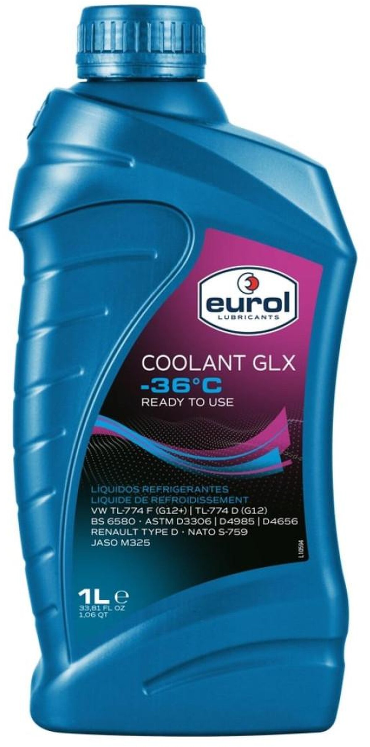 Eurol Coolant -36°C GLX 1 liter Eurol Coolant -36°C GLX 1 liter