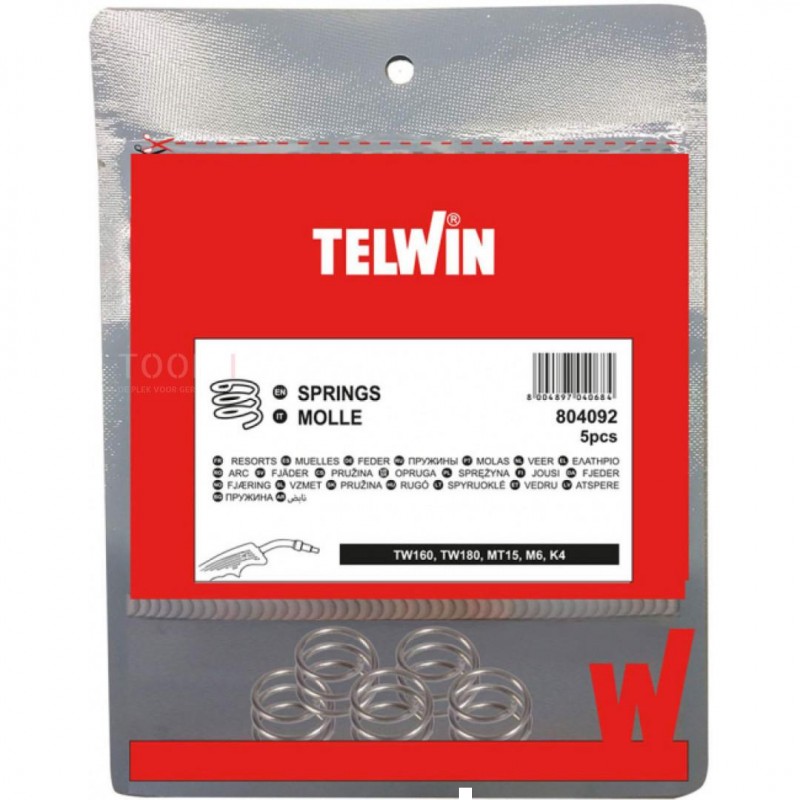 Telwin Ressort de serrage pour buse à gaz (5 pièces)