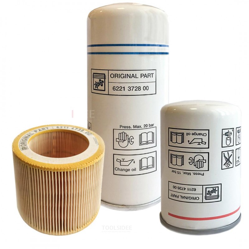 Juego de filtros FIAC 2901370001 para compresores de tornillo Michelin