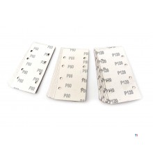 HBM sandpapir 90x187 mm K60, K80, K120 18 stk.